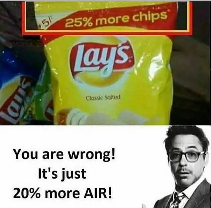 20% more air