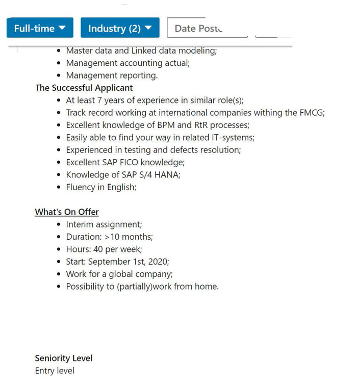 7 years of experience, entry level Are you f***ing kidding me???