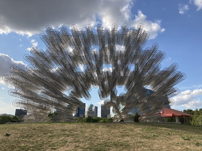 A structure made from bikes
