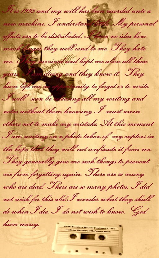 A testament many years too late.