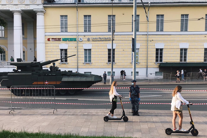 A typical summer day in Moscow