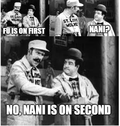 Abbott and Costello skit for Weebs