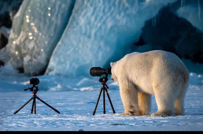 Actually he needed a telescope.......But aleast he will have a memory.....