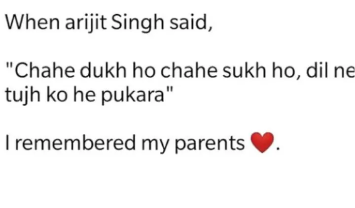 Arjit singh said