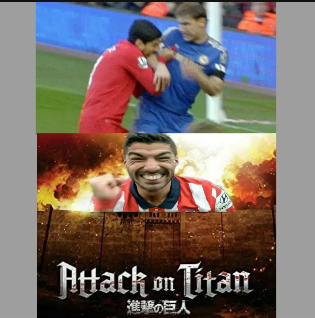 Attack on suarez😂