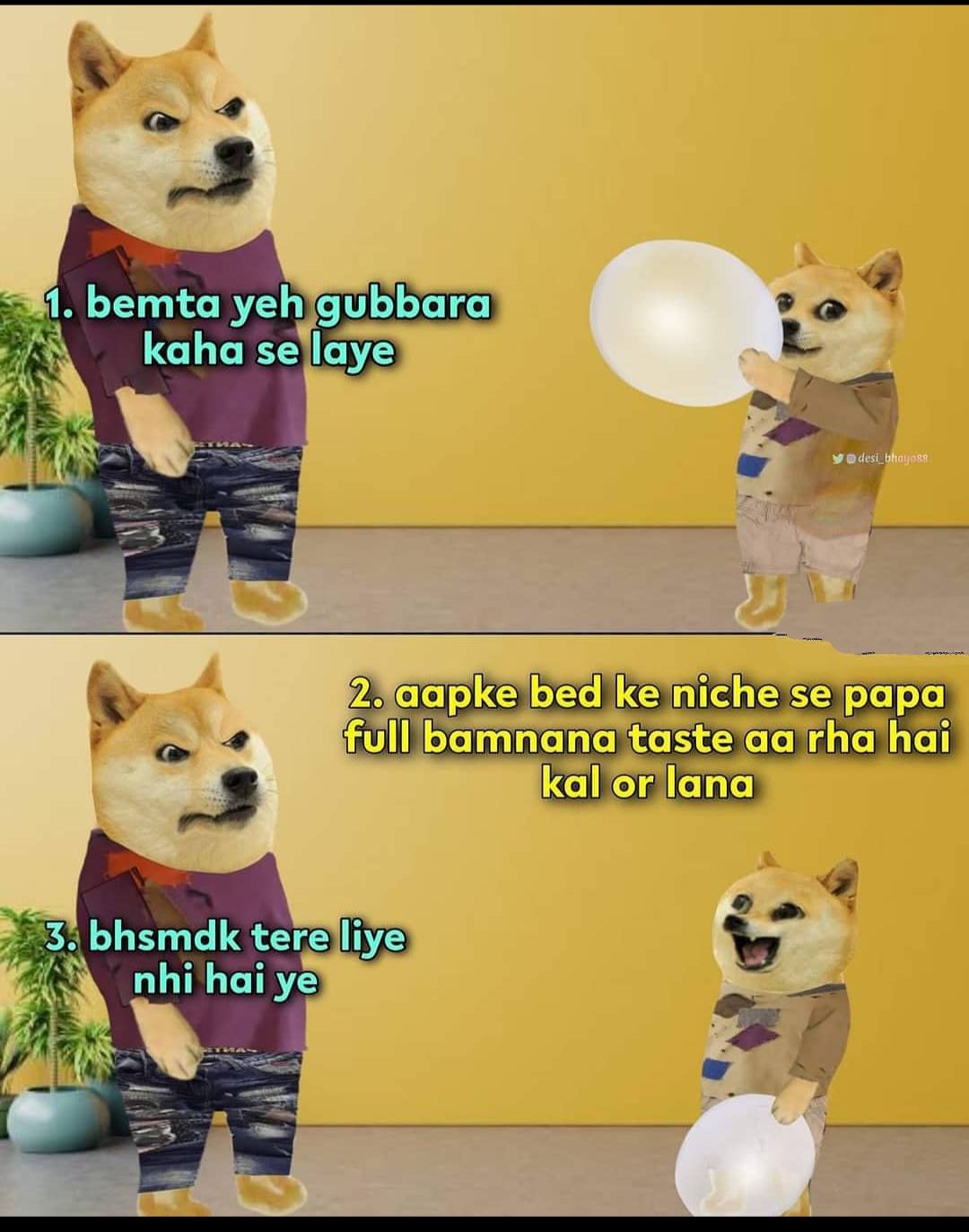 Banana flavour balloon 🎈