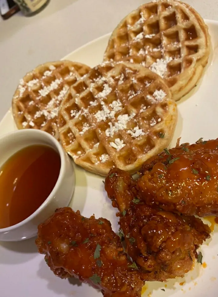Chicken and waffles