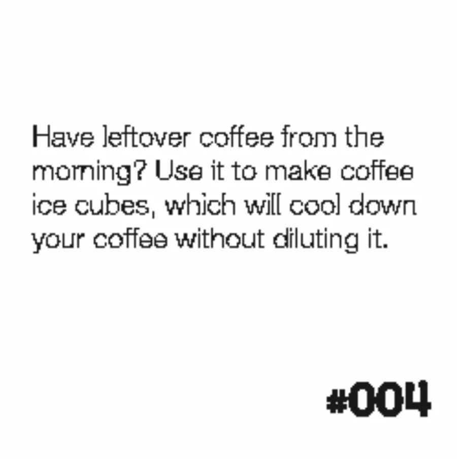 Cool down your coffee!