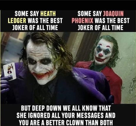 Deep down we all know Jerad Leto shouldn't have been the joker.