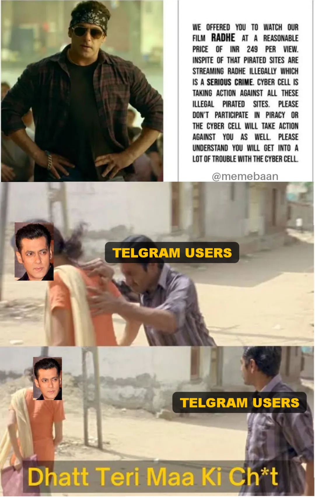 Dhat teri maa ki ****