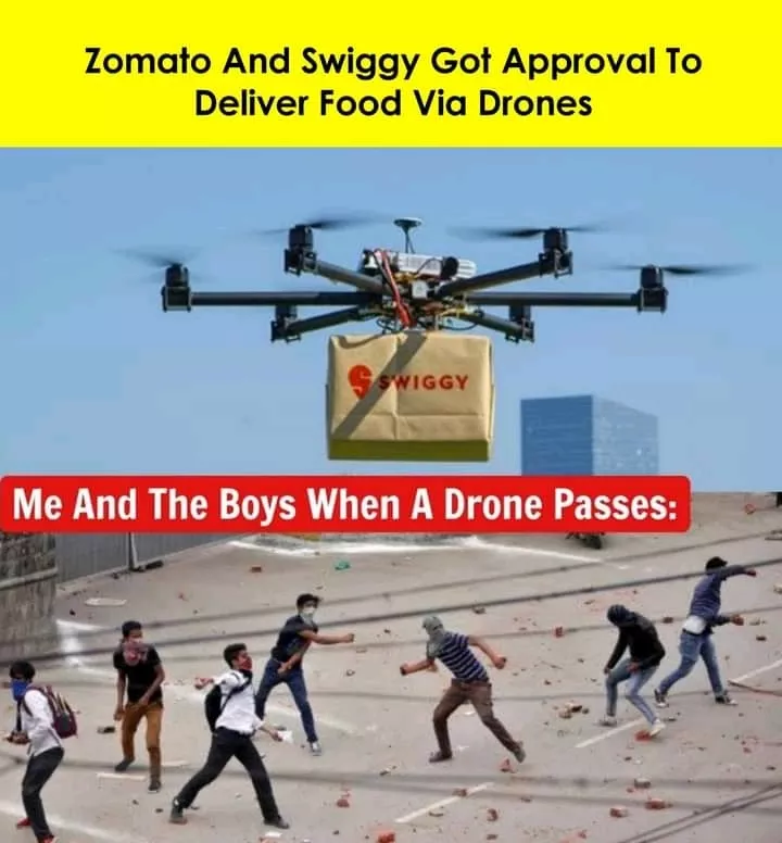 Drone delivery hoge to esa he hoga