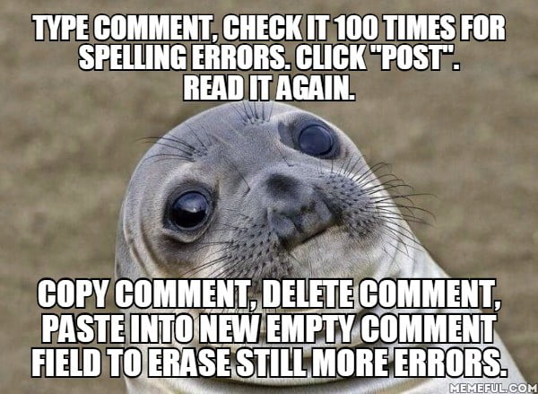 Every f*cking time. Arghh!