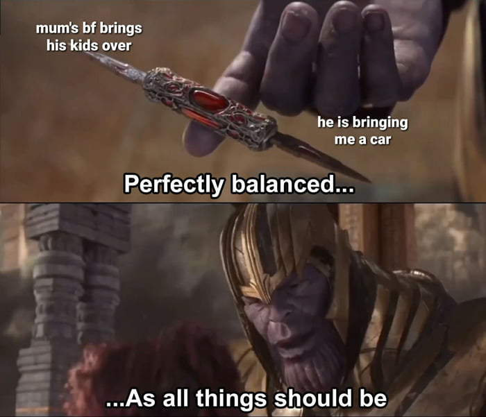 Fun isn't something one considers when balancing the universe. But this... does put a smile on my face.