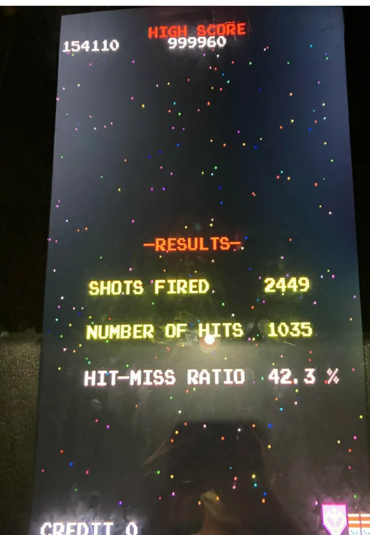 Galaga at local arcade