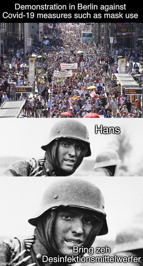 German Covidiots copying US Covidiots