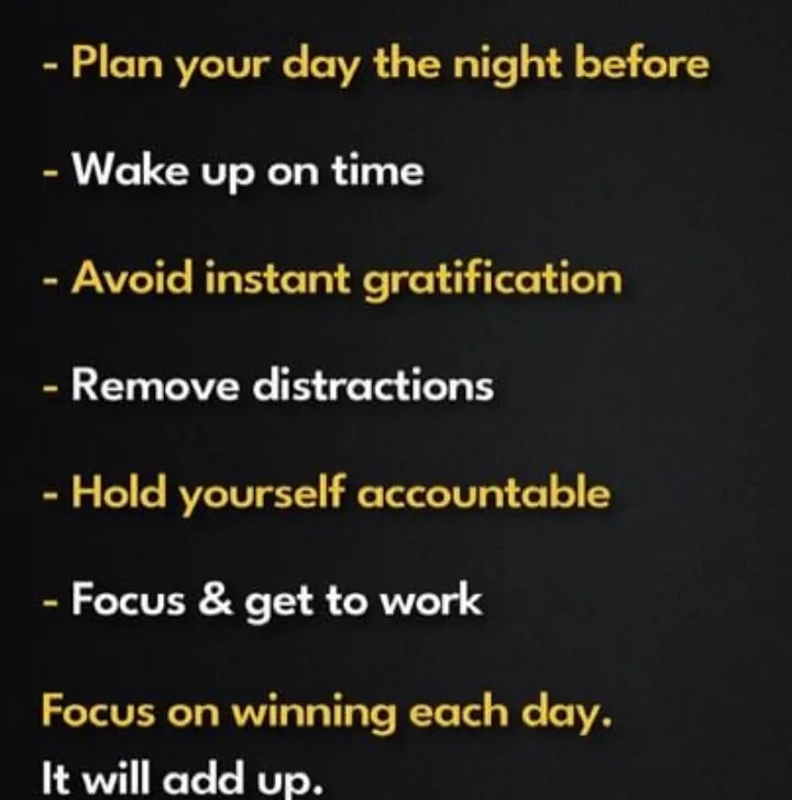 Goals to achieve success