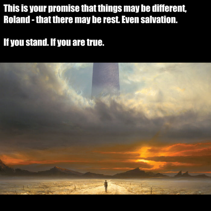 Happiness fled across the desert, and the gunslinger followed.