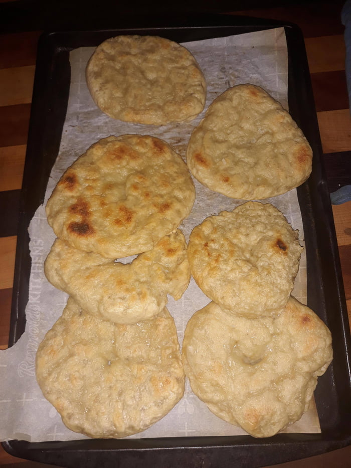 Homemade sourdough bagels