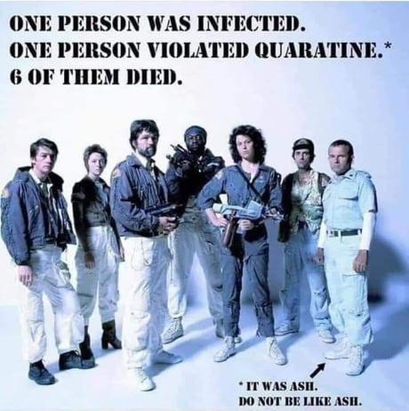 In space, no one can hear you break quarantine.