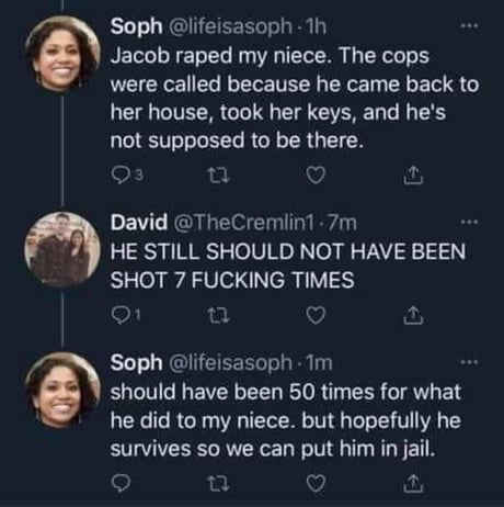 Interesting how people are still defending this rapist, career criminal.