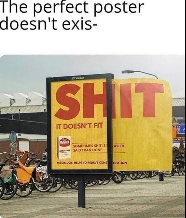 It doesn't fit 🤣😂