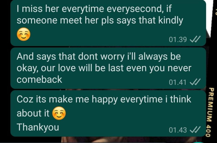 It hurts, maybe it looks stupid and hypocritical she decided to leave after all in these three years