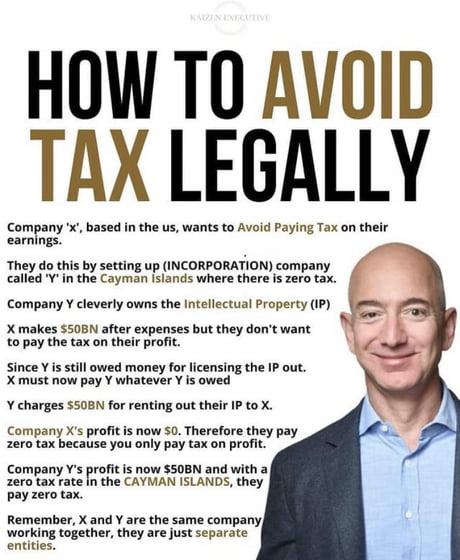 It&rsquo;s up to everyone else to pay taxes