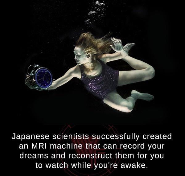 Japanese scientists have created an MRI machine than can record your dreams.