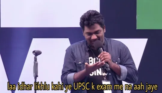 La Idhar Likh Lu Kahi UPSC Ke Exam Mai Na Aajaye - Zakir Khan
