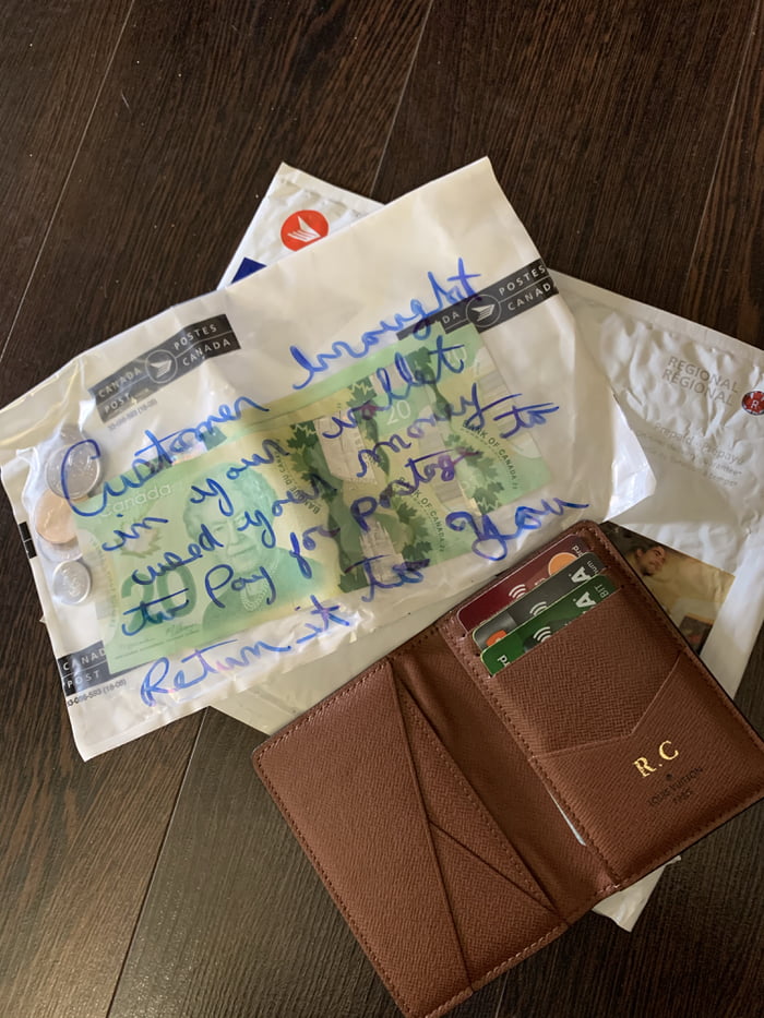 Lost my wallet the other, and received this in the mail. To whoever sent this... thank you so much, I&rsquo;m lost for words.