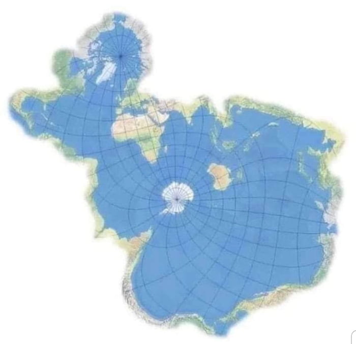 Map of the planet if you are a fish