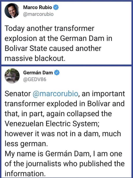 Marco Rubio demonstrating the importance of reading the article before commenting or sharing