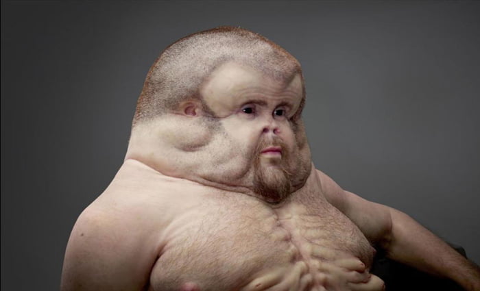 Meet Graham. A sculpture at the university of Melbourne depicting if humans had evolved to survive car crashes.