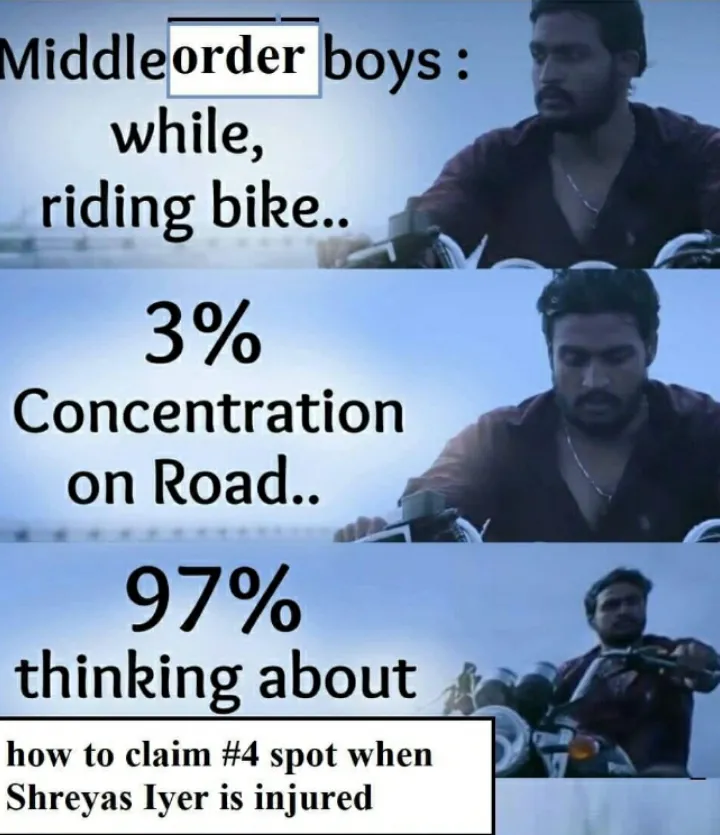 Middle order batsman unites