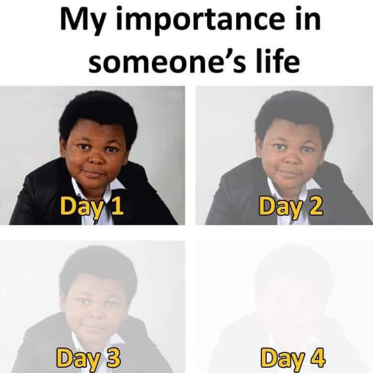 My importance in others life