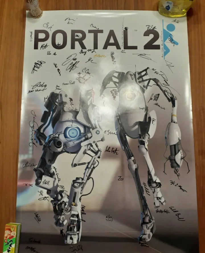 My portal 2 game poster