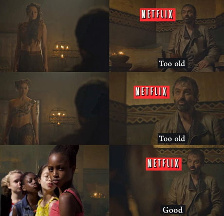 Netflix management pitch meeting
