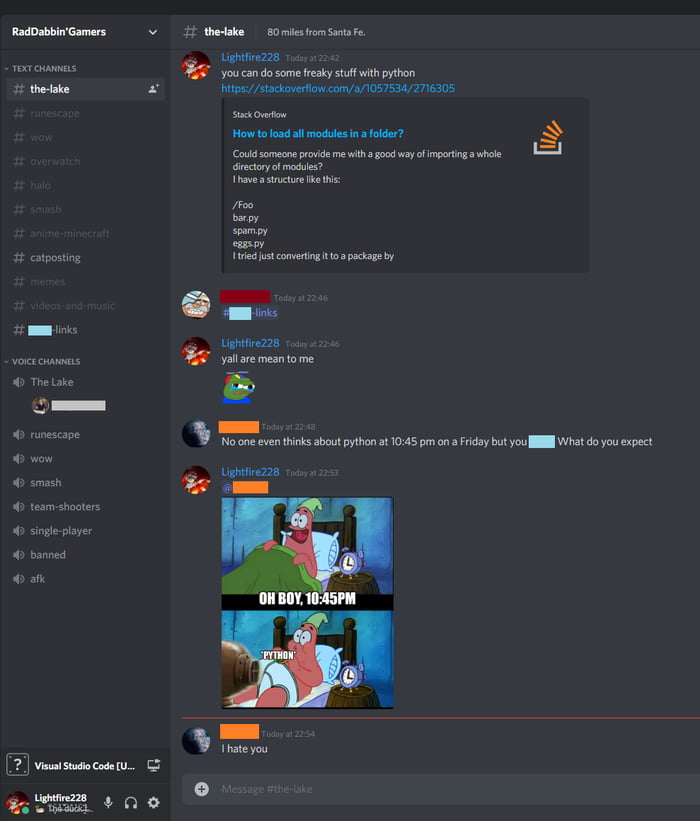 No one respects the personal projects