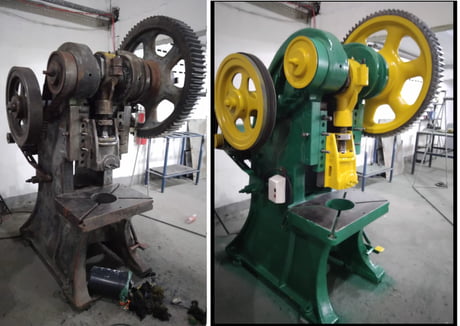 Old pierce of machinery from 30's I just restored for a local museum. Fully functional also