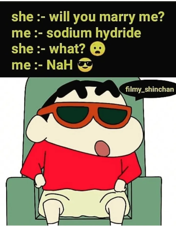 Reaction of a science student