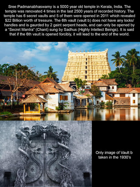 Recently read about this 5000-year-old temple and thought it belonged here. There are lots of theories on the web about the vault and the temple in general. Really interesting stuff.