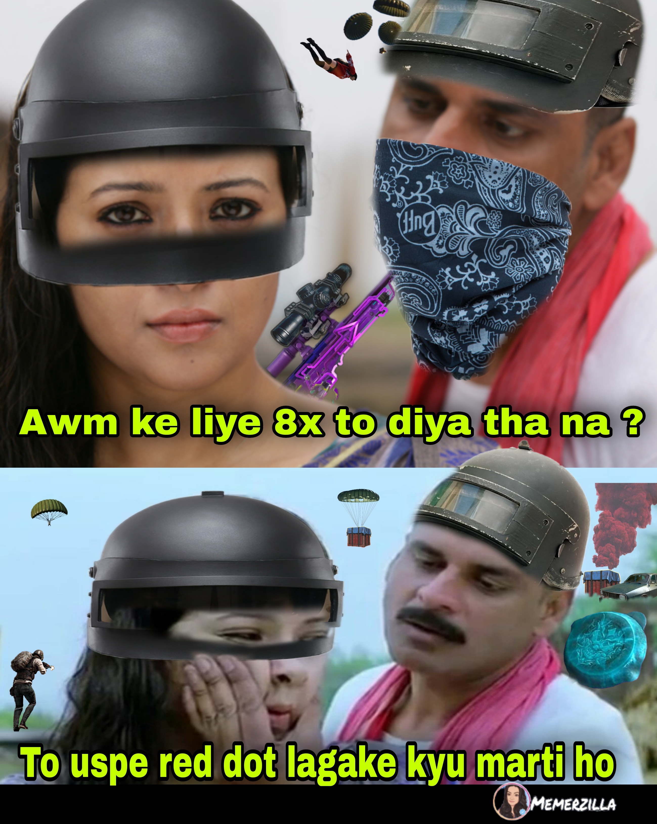 Red dot se kaahe maarti ho