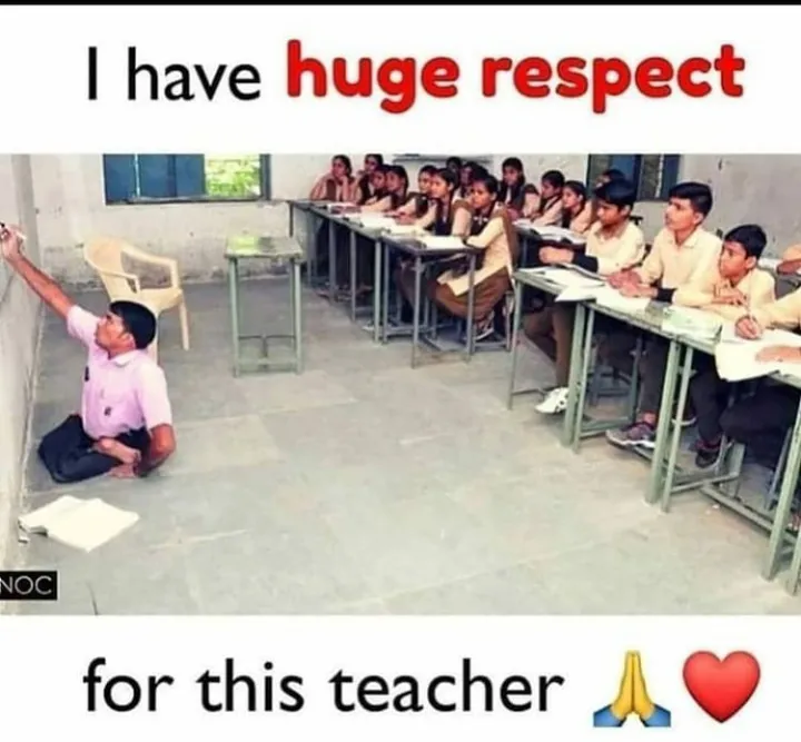 Respect your teacher