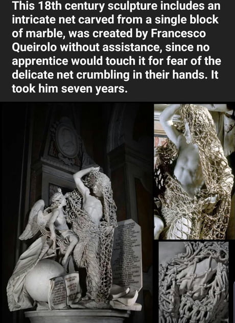 Sculptor so talented all of his apprentices were too scared to help him
