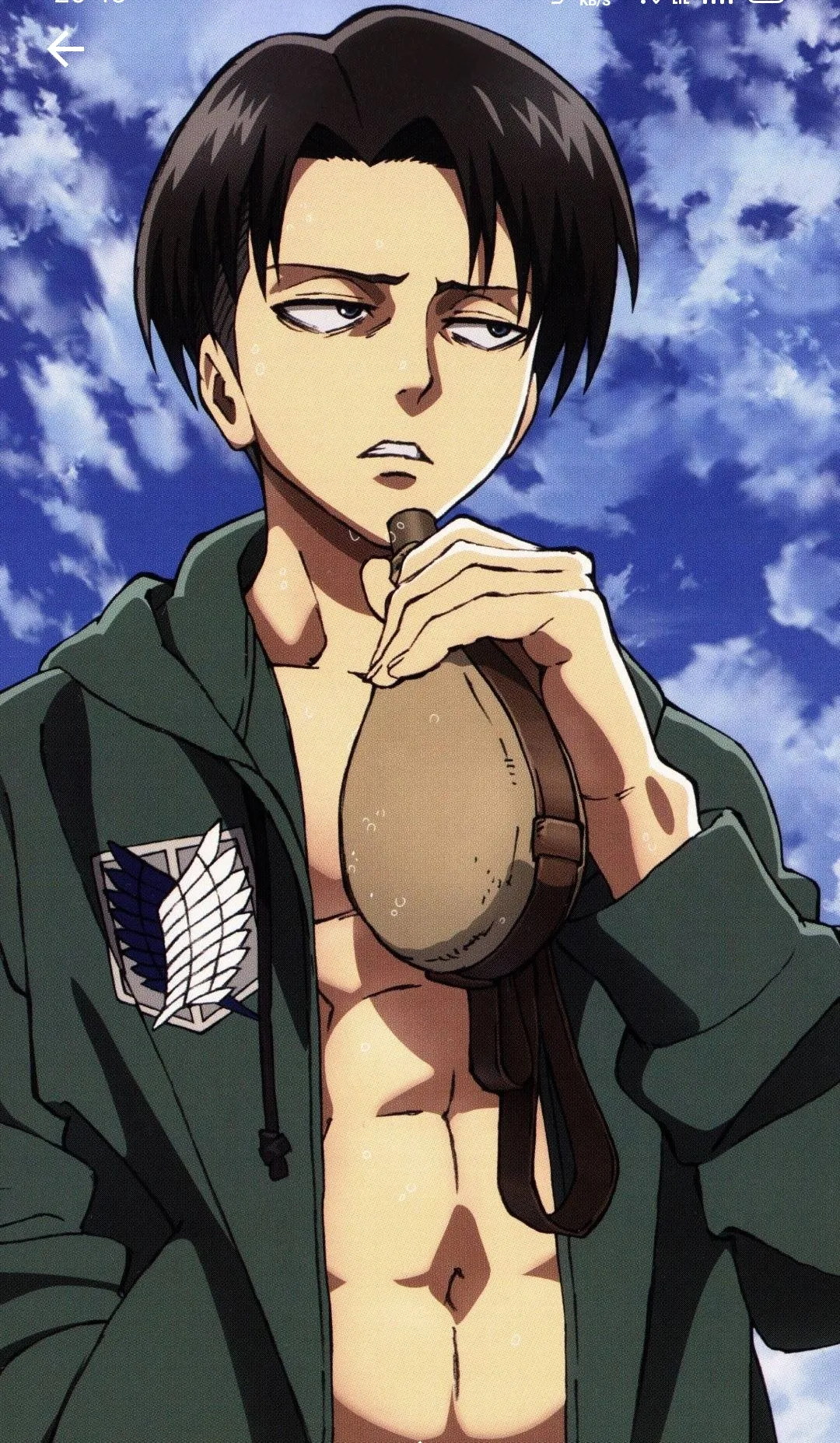 Smoking hot levi