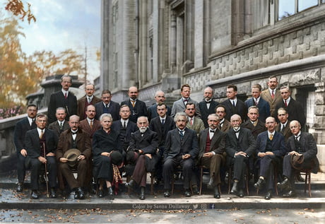 Solvay Conference in 1927 &mdash; the most intelligent picture ever taken. Einstein, Curie, Schr&ouml;dinger, Bohr, Heisenberg and many more