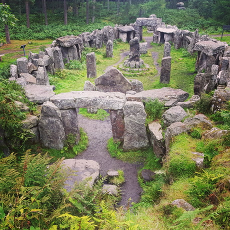 Stonehenge may be bigger, but Druid's Temple, Ripon is cooler.