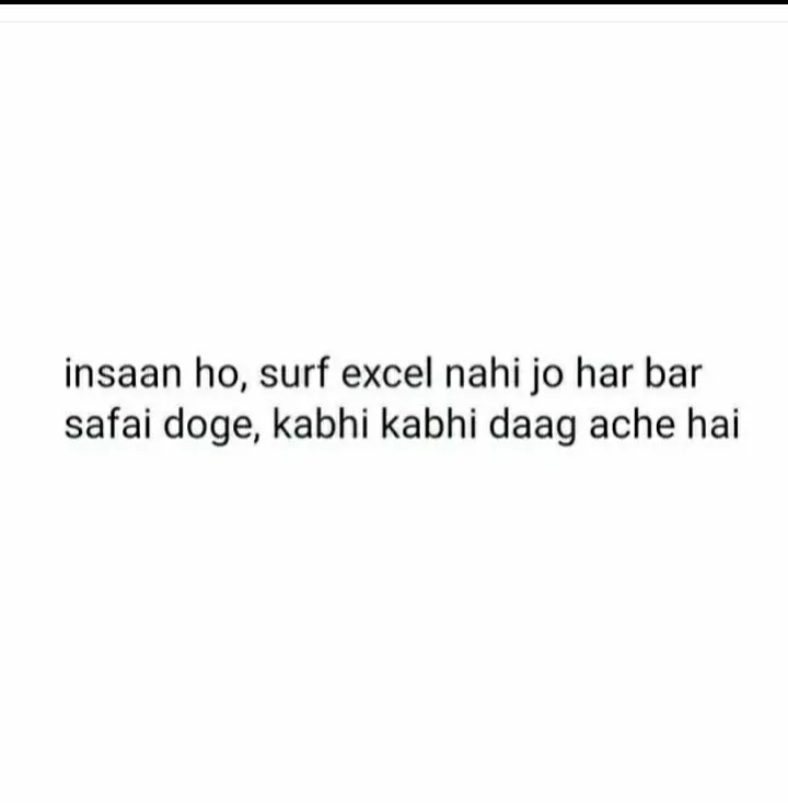 Stop being surf excel alright!