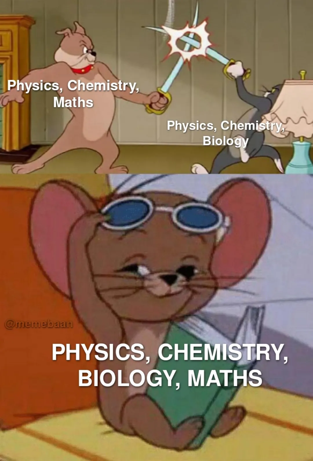 *Students after taking science be like-