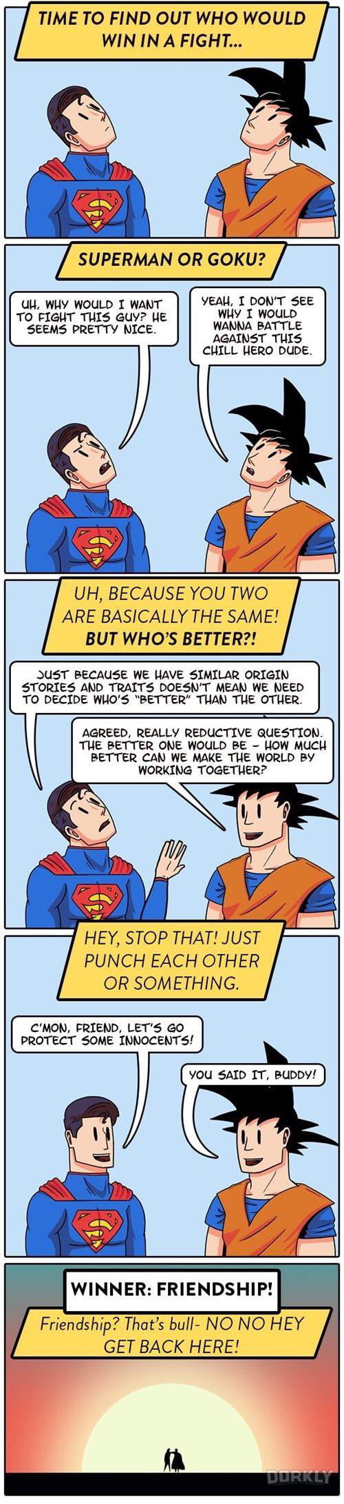 Superman v Goku